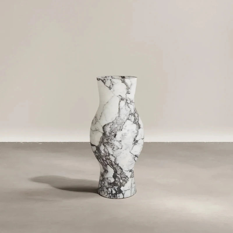 Dream Home Elegant Style Marble Vase Custom Natural Stone Decorative Vase for Hotel Wedding Floral Arrangements Wholesale - Image 3