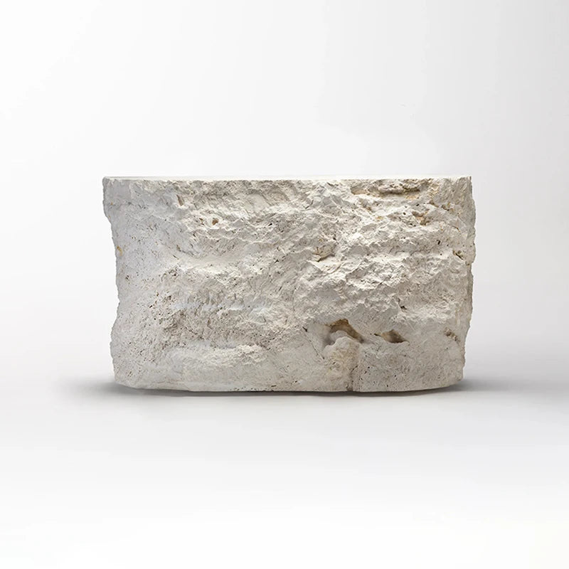 Custom Luxury Natural Console Table Raw Stone Rough Edge Design Smooth Top Minimalist Entry Table for Villa Hotel Lobby - Image 7