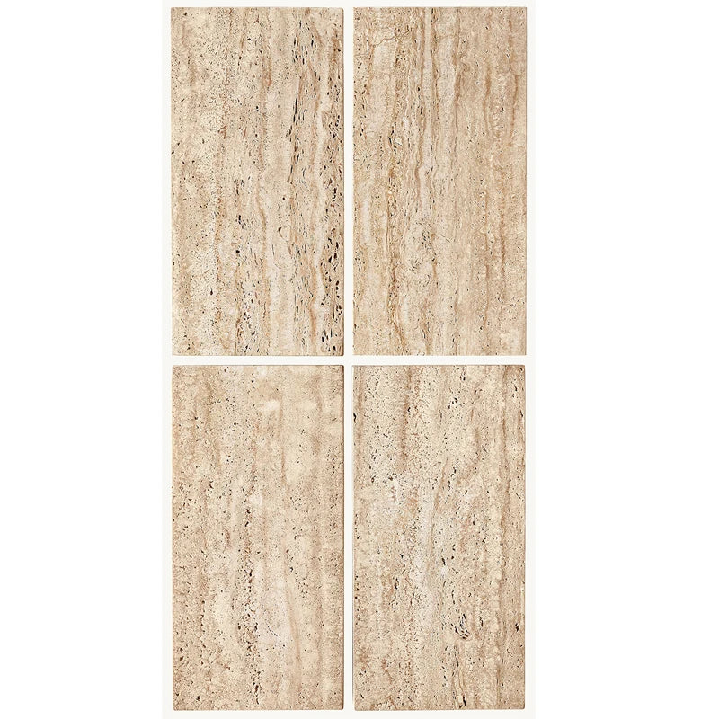 Dream Home Natural Travertine Marble Side Table Monolithic Cube Shape With Rounded Edges Wabi Sabi Living Room Accent Table - Image 6