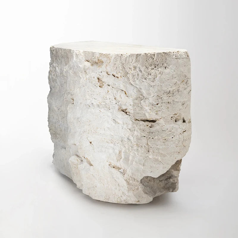 Custom Luxury Natural Console Table Raw Stone Rough Edge Design Smooth Top Minimalist Entry Table for Villa Hotel Lobby - Image 2