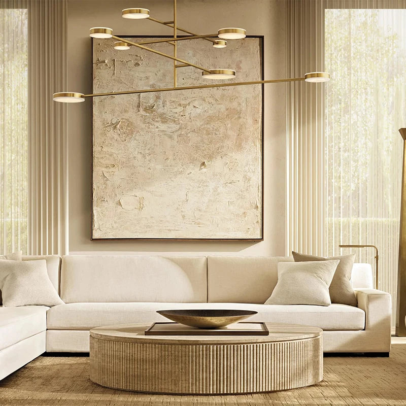 Dream Home Travertine Marble Side Table Fluted Cylinder Form Round Top Wabi Sabi Living Room Accent Table