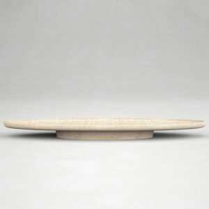 Minimalist Marble Coffee Table Oval Tray Shape Travertine Stone Coffee Table Luxury Villa Center Table Dream Home